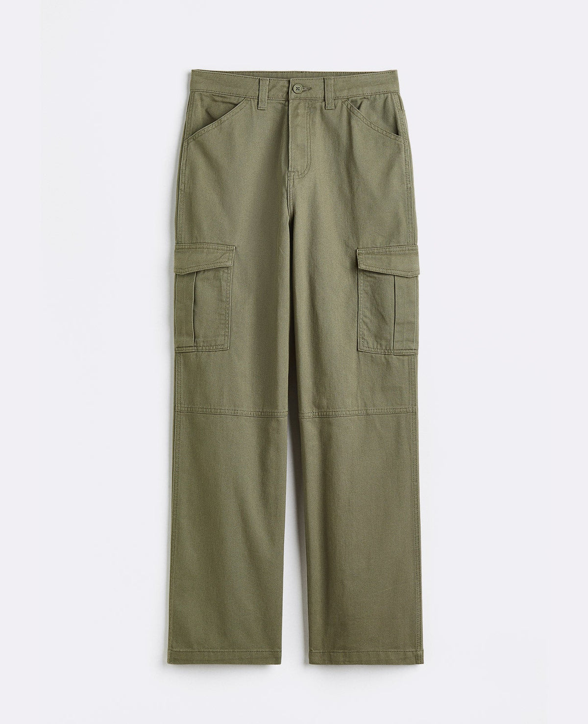 Solid Cargo Pant