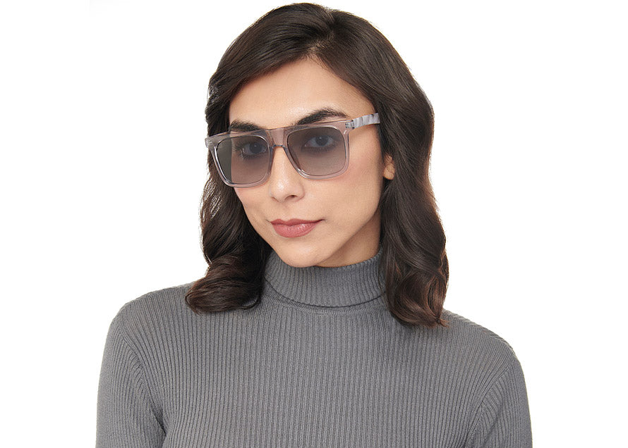 Transparent Square Sunglasses