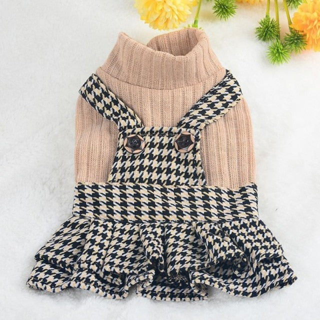 Pet Dog Clothes Striped Bear